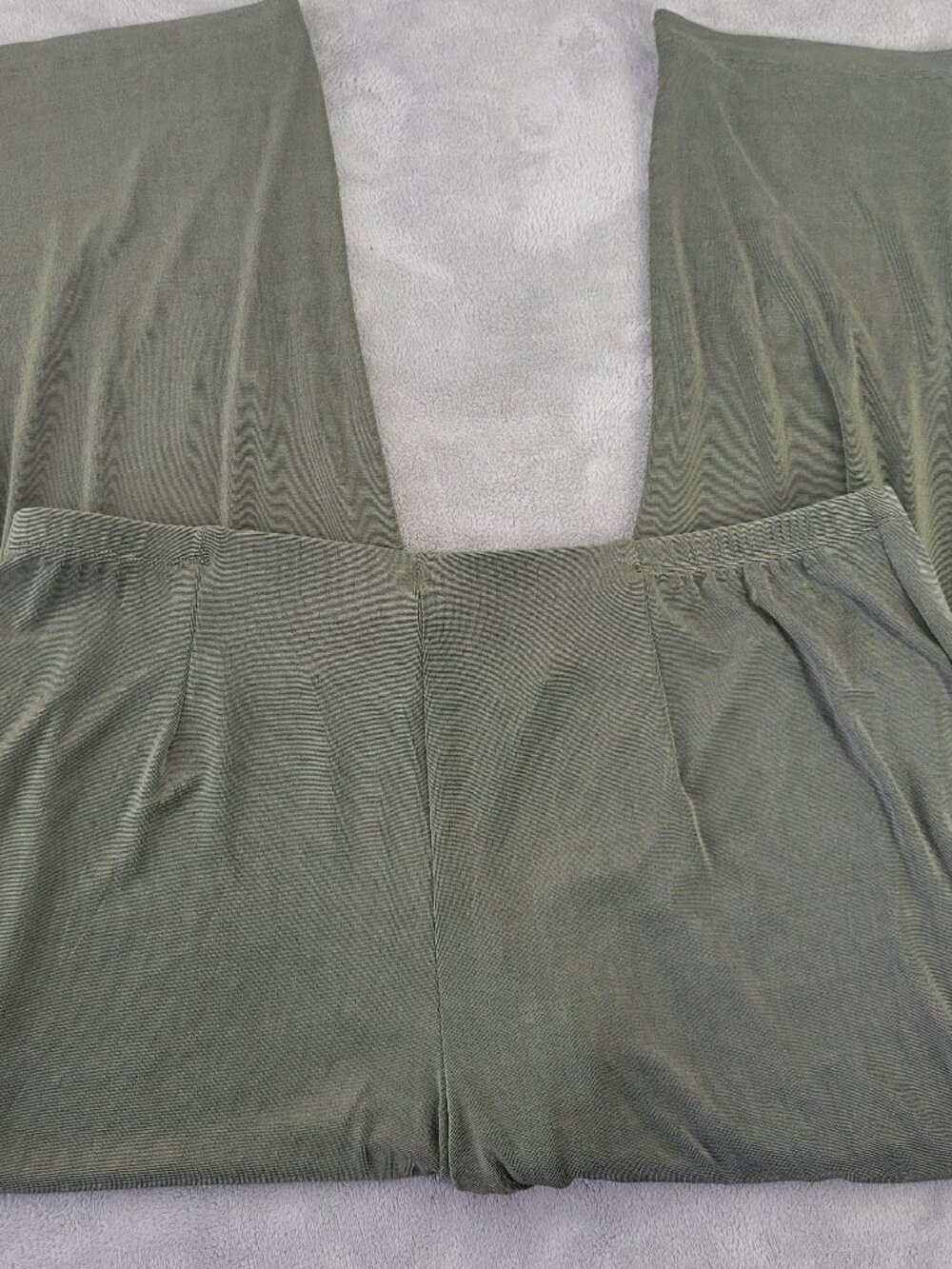 Coldwater Creek Women's Pants 3X Green Travel Knit Plus Size GRE63E